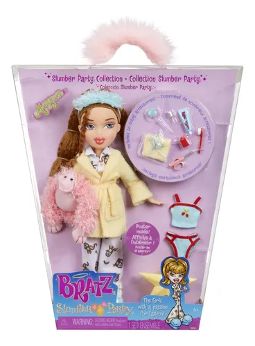comprar Boneca Moderna Bratz Slumber Party Meygan Com 2 Pijamas E Pe