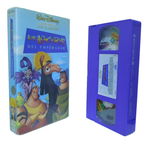  Las Locuras Del Emperador Vhs, De Walt Disney, Original