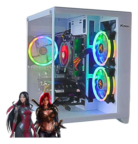 Computador Ryzen 5 5600 Gamer Poseidon 16gb Ssd 512gb Rx580