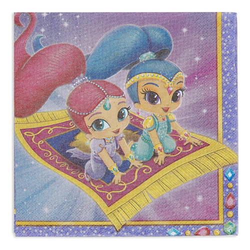 American Greetings Shimmer Y Shine Almuerzo Servilletas  16 