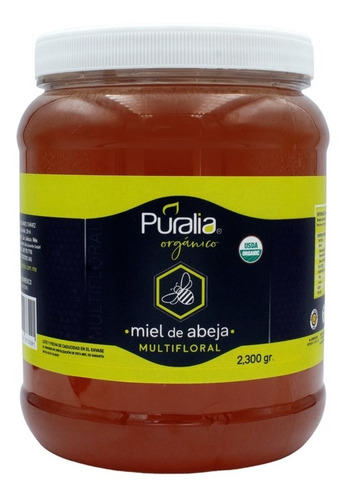 Miel Orgánica Puralia Multifloral Liquida Tarro 2300gr. 