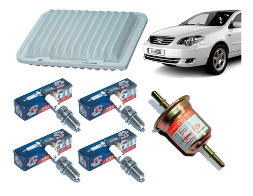 Kit Afinamiento Byd F3 - New F3 - G3 - Aire- Bencina- Bujias