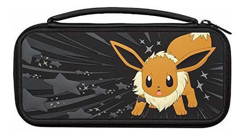 Pdp Nintendo Switch Eevee Estuche De Viaje En Escala De Gris