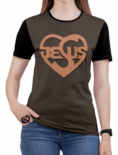 Camiseta Jesus Gospel Criativa Feminina Evangélicas Roupa Co