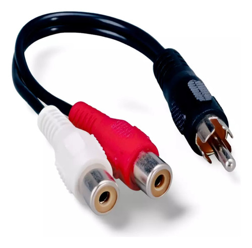 1 Rca Macho A 2 Rca Hembra Divisor De Audio Estéreo #51