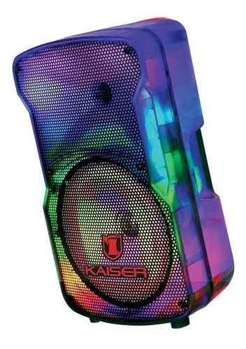 Imagen 3 de 5 de Bocina Bafle 8'' Flame Lightning Semi Trasparente Ksr-link