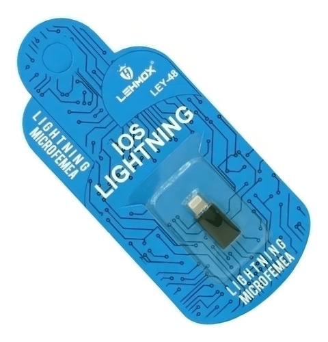 Adaptador Ios Lightning Conversor Para Micro Usb V8 Otg Cor Preto