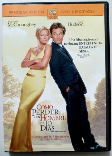 Como Perder A Un Hombre En 10 Dias Kate Hudson Dvd Original