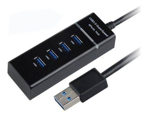 Adaptador Hub Usb 3.0 De 4 Puertos Ultra Super Speed