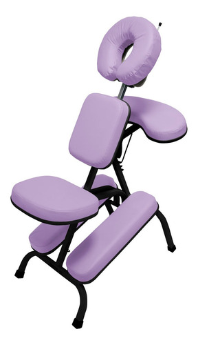 Imagem 2 de 4 de Kit Cadeira Quick Massage Legno Dobrável Shiatsu Black Bolsa