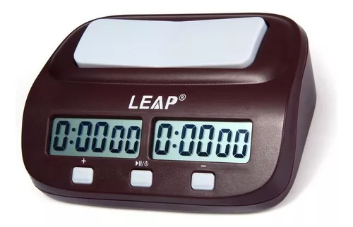 Relógio para Xadrez Leap Novo Digital Compacto Pq9907s