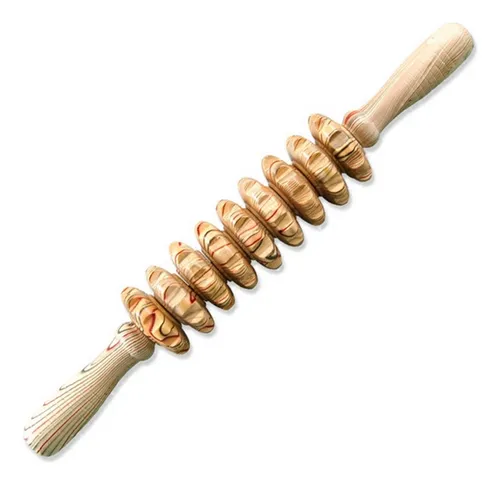 Rodillo De Masaje Abdominal De Madera MercadoLibre