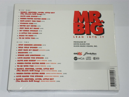 Box Mr. Big - Lean Into It 30th Anniversary (europeu Duplo)