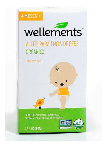 Aceite Para Encía De Bebé Orgánico/baby Tooth Wellements