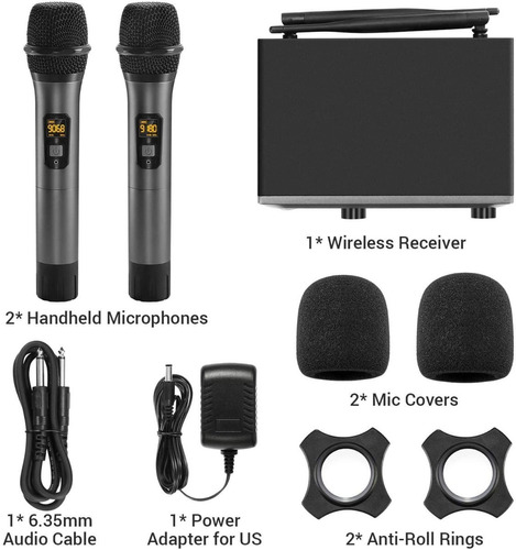 Micrófono Inalámbrico Dual Uhf Tw-820 Tonor Pro Audio 