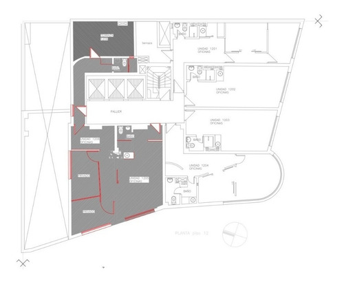 Imagen 13 de 14 de Venta Oficina Centro Torre X 3 Ambientes 2 Baños Terraza