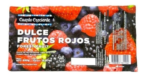 Dulce De Frutos Rojos Solido 500g X 5 Unidades | Natural