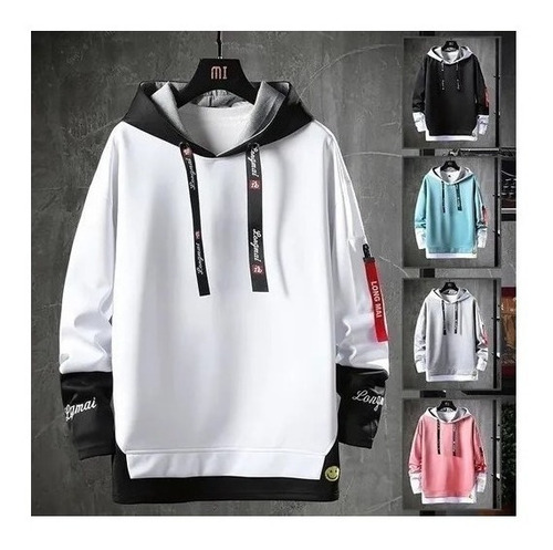 Sudaderas Con Capucha De Estilo Japonés Con Estampado De Let
