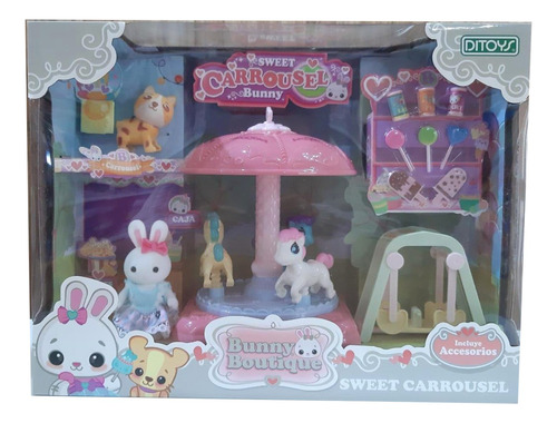 Bunny Boutique Ditoys Sweet Carrousel Con Accesorios 