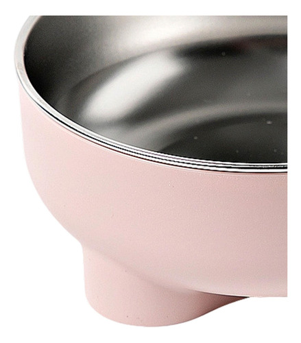 Tazón De Agua Tazón De Gato Desmontable Rosa