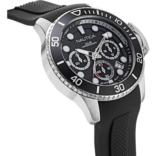 Reloj Nautica Bayside Solar Napbsc904 En Stock Original Caja