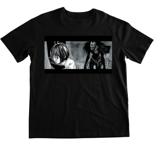 Polera Hombre Algodon Premium Anime Death Note Ryul Light 20