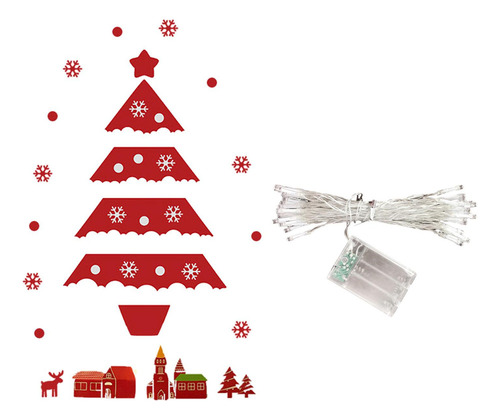 Rbol De Navidad De Pared Led Diy, Árbol Colgante De Pared L