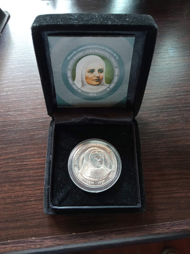 Moneda Conmemorativa Madre Laura, 2015.