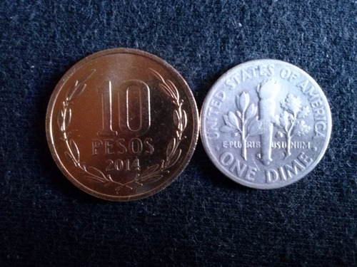 Moneda Estados Unidos One Dime Plata 1951 Ceca S (c8)