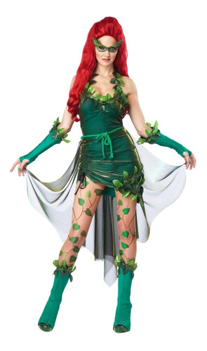 Disfraz Poison Ivy Lethal Hiedra Venenosa Dc Comics Mujer