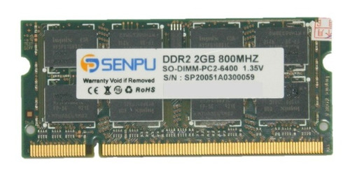 Memoria Ram Para Laptop Ddr2 2gb Bus 800mhz Pc2 6400s 
