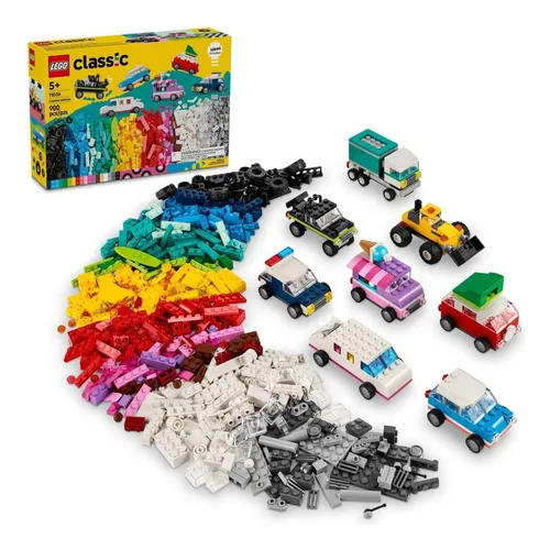 Veículos Criativos Clássicos Da Lego, Coloridos E Com O Kit