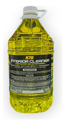 K78 Interior Cleaner Limpiador Interior Plasticos Vidrios