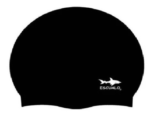 Gorra De Natacion Escualo Silicon Negro 