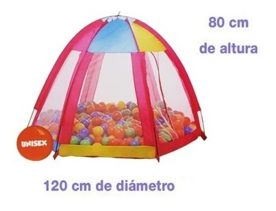 Pelotero Infantil Iglú Grande Con 100 Pelotas