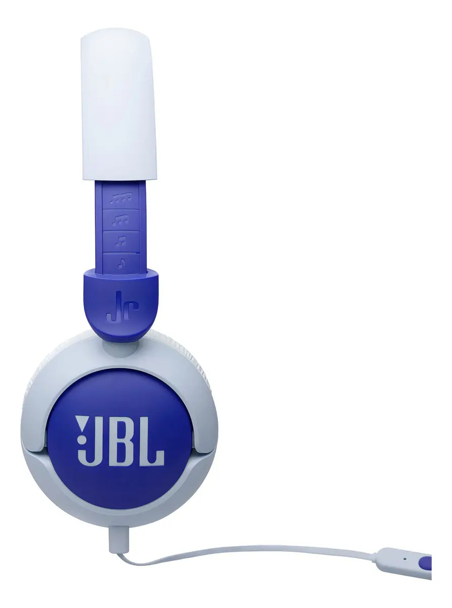 Fone De Ouvido Com Fio Infantil Junior 320 Jbl - Azul Azul