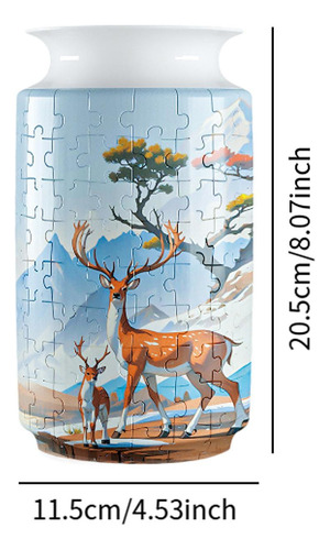 3d Puzzle Vase Diy Craft Creative Con Copa De Agua Estilo B