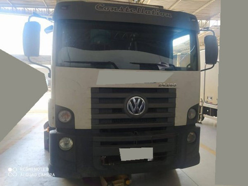 Imagem 3 de 15 de Vw 24280 Const 6x2 Truck Ano 2017/18 Com Baú