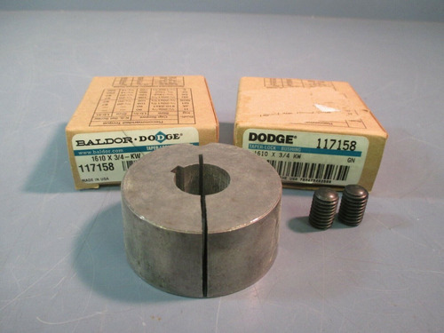 Dodge Taper Lock Bushing Lot Of Two 1610 X 3/4 Kw 117158 Vvn