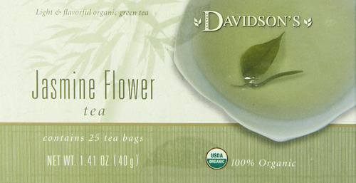 Davidson's Organics, Flor De Jazmin, 25 Bolsas De Te, Paquet