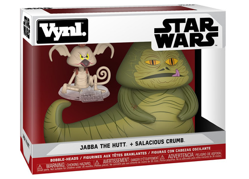 Figura De Jabba Y Salacious Crumb Funko Vynl: Star Wars