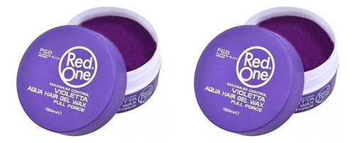 Cera Red One Agua Hair Gel Wax Violetta 150ml (pack De 2) 