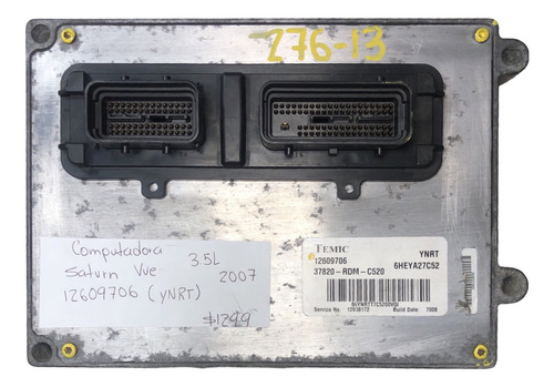 Computadora Saturn Vue 3.5l 2007 12609706 (ynrt) (Usado)