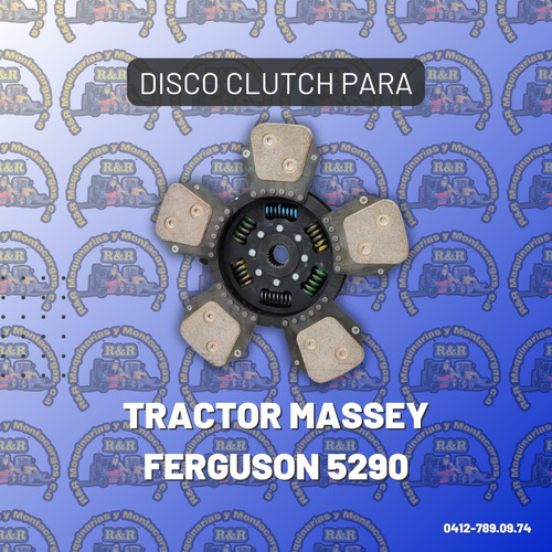 Disco Clutch Para Tractor Massey Ferguson 5290