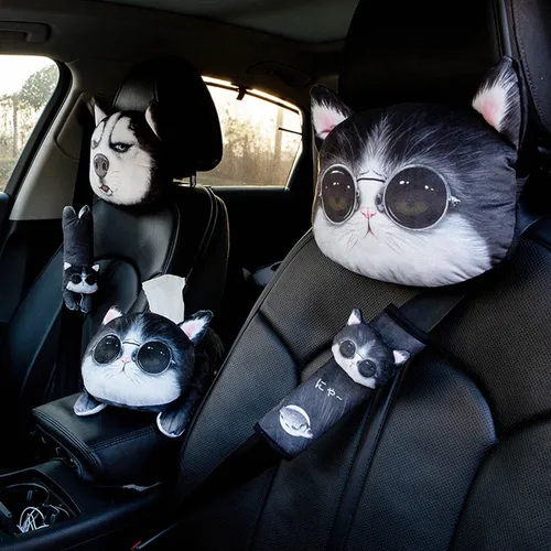 Almohada A2cute Para Reposacabezas De Coche Para Perros, Nov