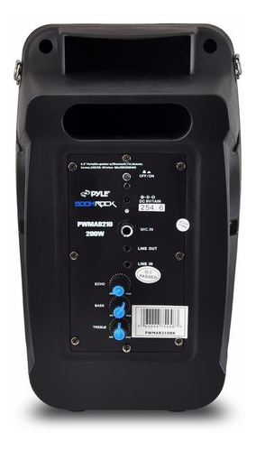 Pyle Parlantes Bluetooth Pwmab210bk Recargable Microfono