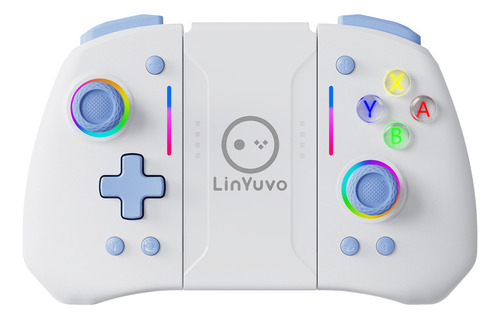 Controle Gamer Pro Para Nintendo Switch/oled Com Hall Effect Cor Azul