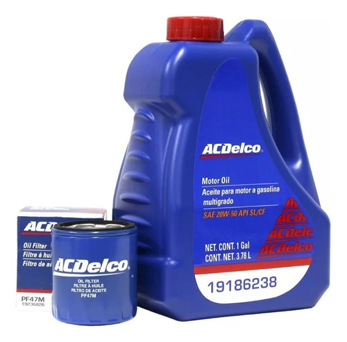 Kit De Cambio Aceite Aveo Chevy Corsa Optra Tornado 20w50