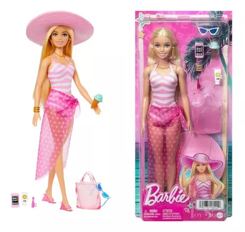 Boneca Barbie Fashion Filme Dia De Praia Mattel