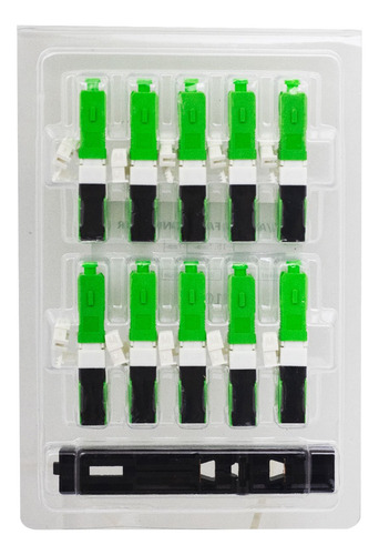 Conectores Rápidos Tipo Sc/apc X Set 10 Und. Fibra Óptica
